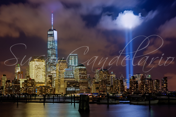 WTC Tribute In Lights NYC
