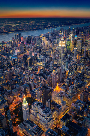 Manhattan New York City From Above