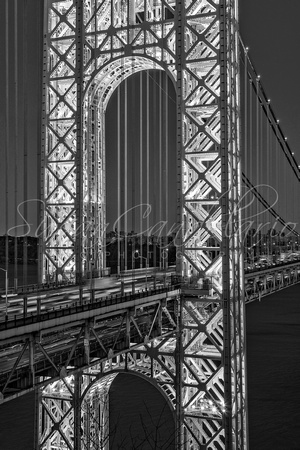 George Washington Bridge GWB BW