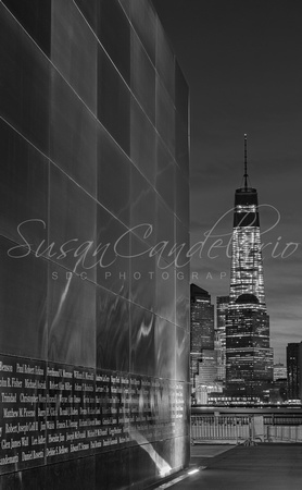 One World Trade Center At Dawn BW