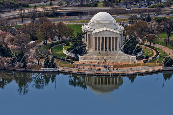 Jefferson Memorial Aerial0525