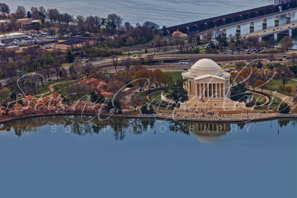 Jefferson Memorial Aerial