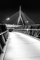 Path To The Zakim Bridge BW