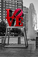 JFK Plaza Love Park BW I
