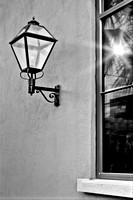 Gas Lamp Historic Charleston SC BW