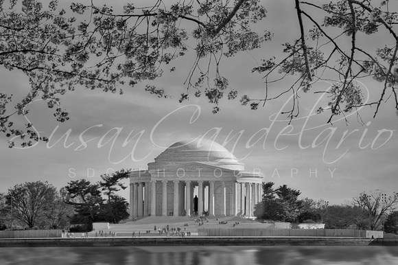 Jefferson Memorial DC BW
