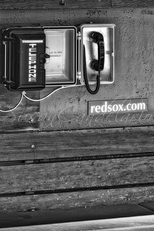 Boston Red Sox Dugout Telephone BW