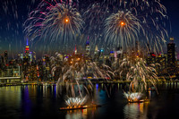 NYC Skyline Fireworks II