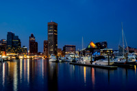 Baltimore Inner Harbor Skyline Reflections