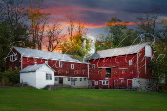 Last Light At The Red Barn
