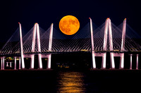 Super Moon Over Tappan Zee