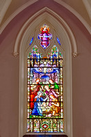 Baby Jesus Stained Glass Window