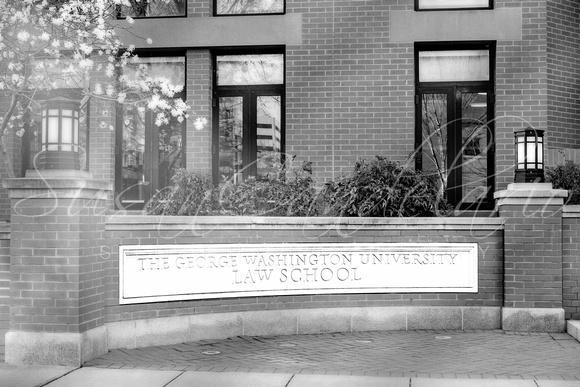 The George Washington University Law School DC BW