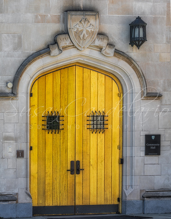 Princeton University Community Hall Door