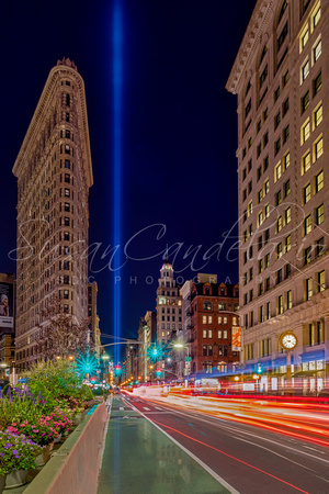 Flatiron NYC 911 Tribute In Light