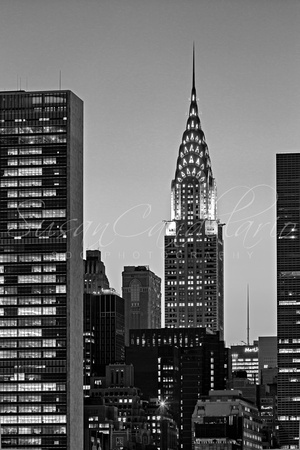 Chrysler Building New York CityBW