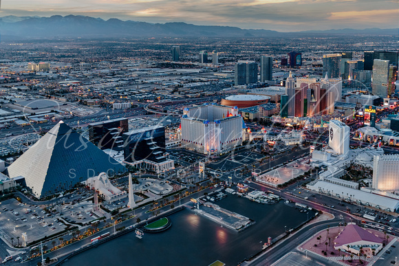 Vegas Strip Aerial