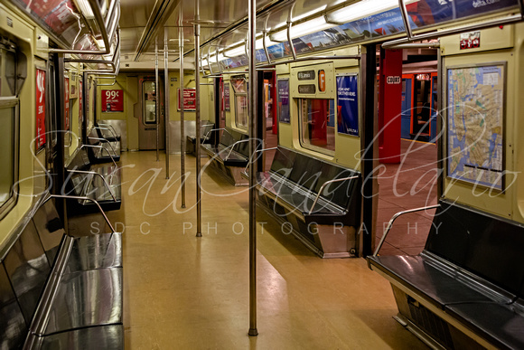 NYC F Subway Train