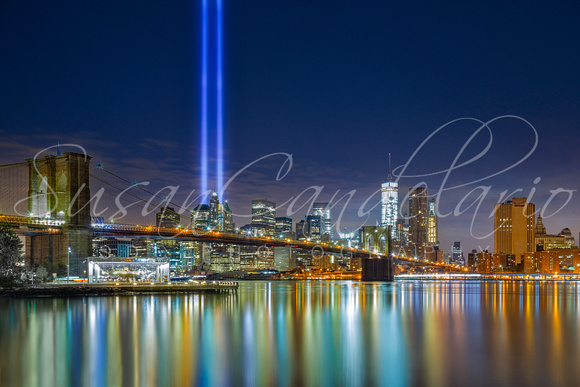 Brooklyn Bridge 911 Tribute NYC