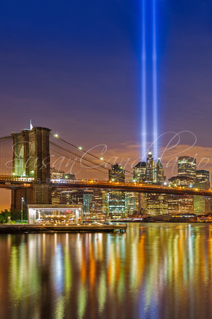 NYC Brooklyn Bridge 911 Tribute