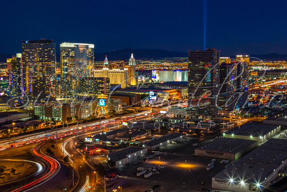 Las Vegas NV  Strip Aerial