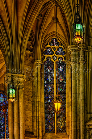 Stained Glass Windows At Saint Patricks Cathedral