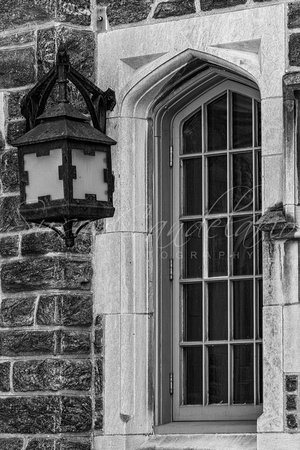 Princeton University Window and Lamp
