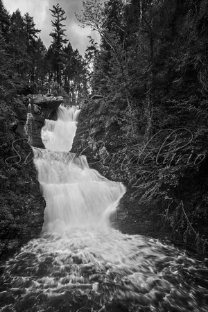 Raymondskill Waterfalls BW