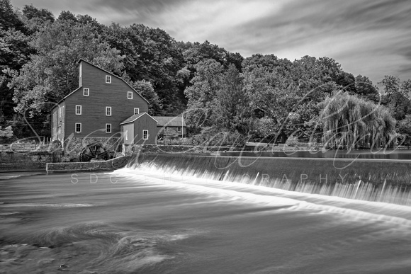 Red Mill In Clinton New Jersey BW