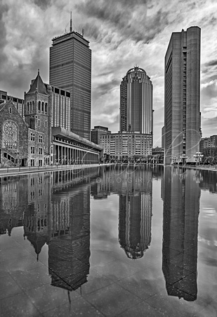 Boston Reflections BW