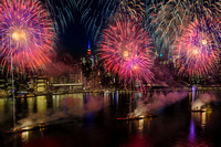 NYC Skyline Fireworks VI