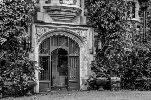Entrance To Castle BW
