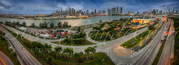 Miami FL Skyline Pano2