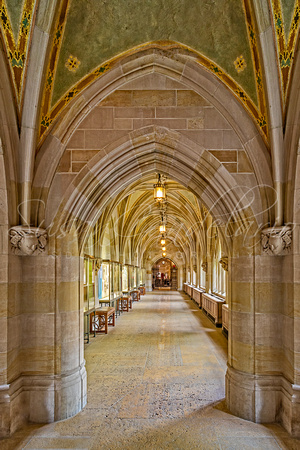 Yale University Cloister Hallway