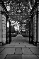 Princeton University Entrance Gate BW