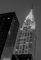 Chrysler Building Twilight BW