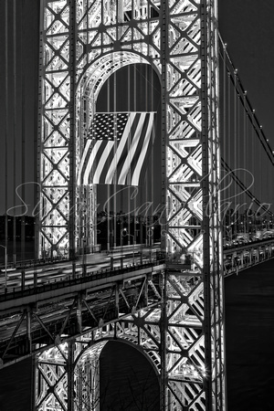 George Washington Bridge BW