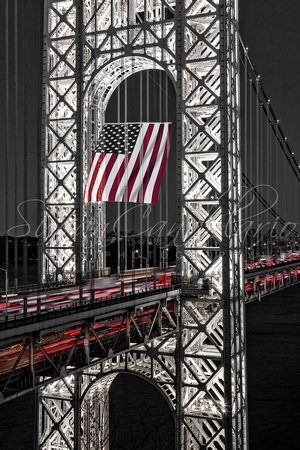 GW George Washington Bridge BW