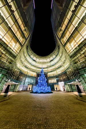 Bloomberg Tower Christmas Tree