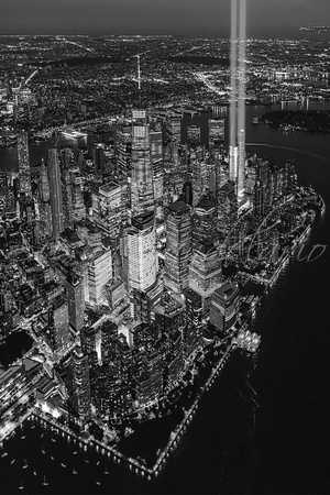 A Tribute In light Aerial BW