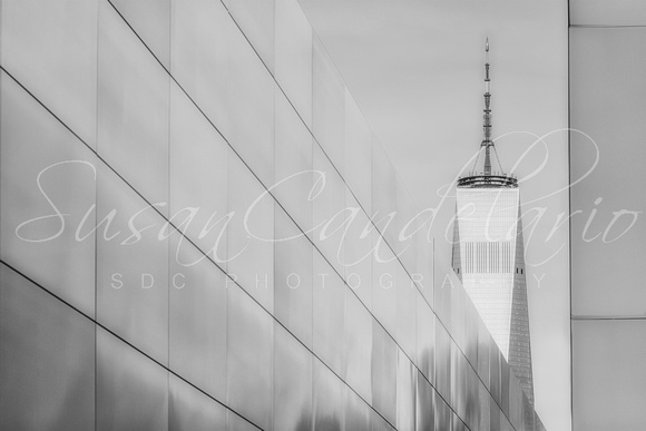 Empty Sky And WTC BW