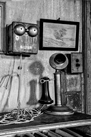 Vintage Telephone BW