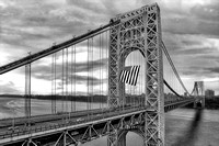 GWB Bridge NY BW