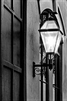 Gas Lamp Charleston SC BW