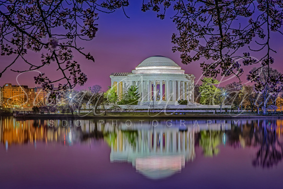 Twilight At The Thomas Jefferson Memorial
