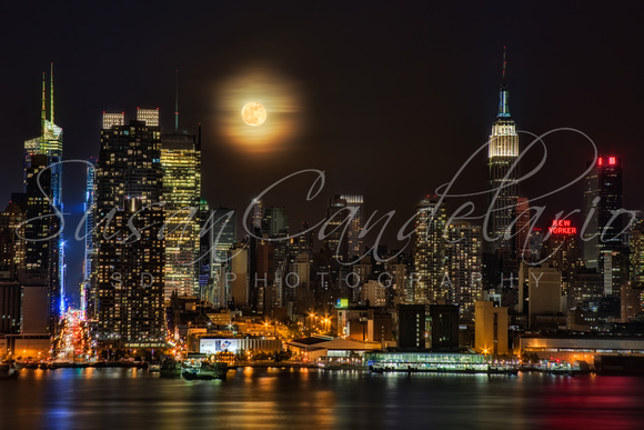 Super Moon Over NYC