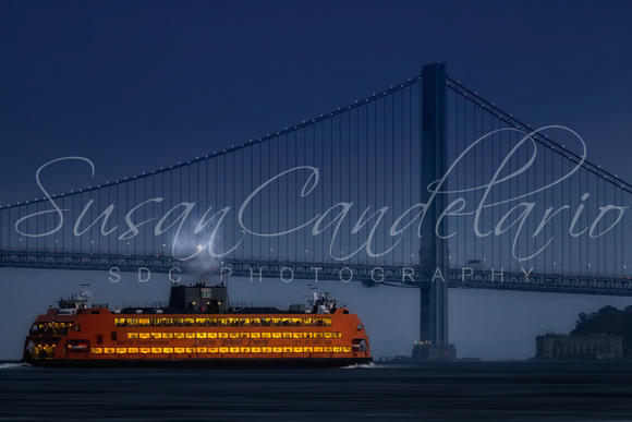 Staten Island Ferry by the Verrazano