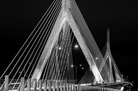 Leonard P. Zakim Bunker Hill Memorial Bridge BW