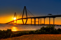 Arthur Ravenel Jr. Bridge Sunset