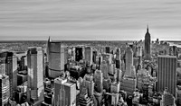 Midtown Manhattan Empire State BW